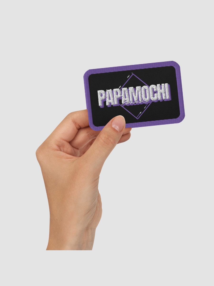 [PapaMochi_Isaac] Embroidered Patches - Rectangle 3.5″×2.25″ product image (2)