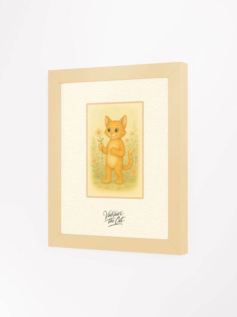 Vaikauri the Cat - Framed Matte Artprint product image (6)