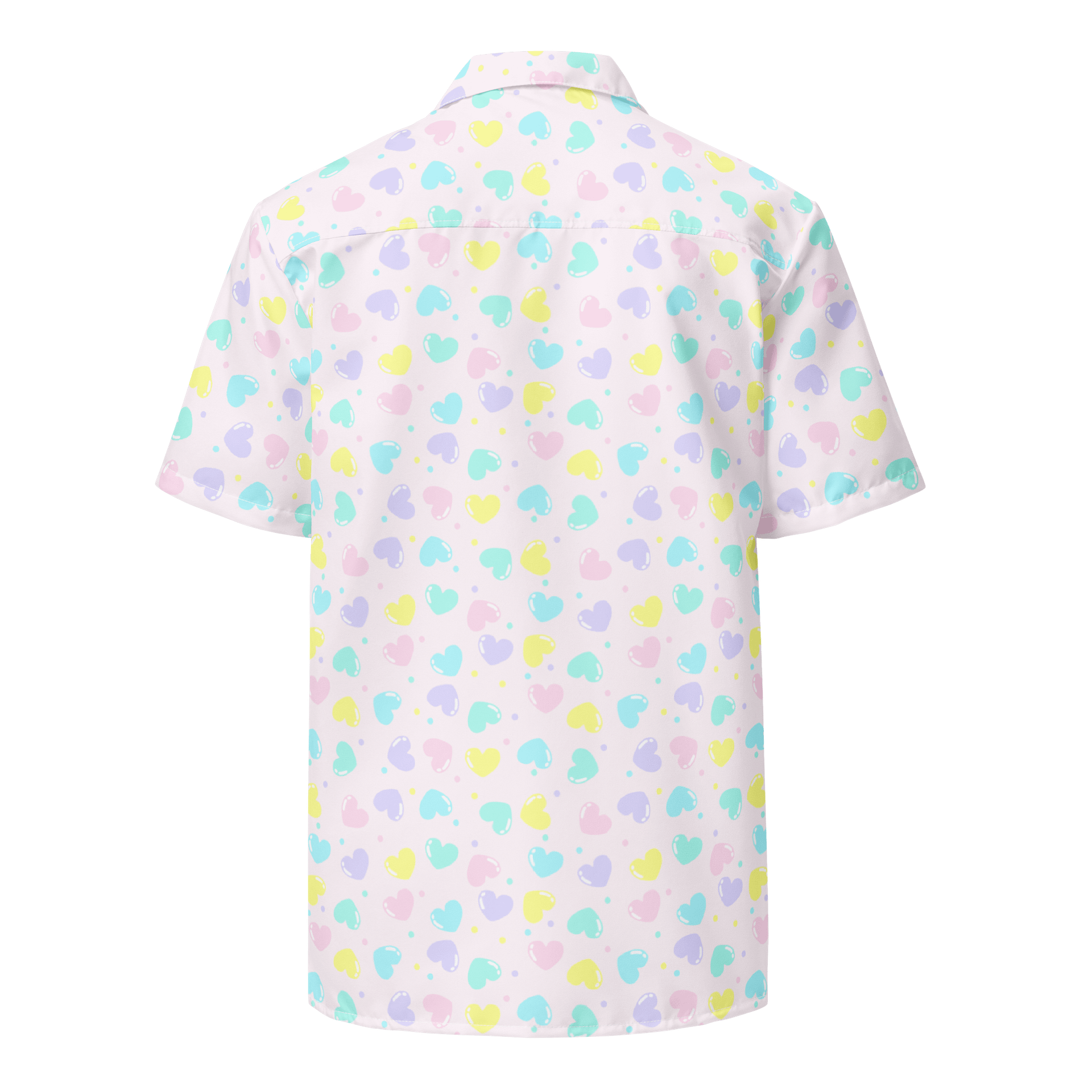 Pastel Love (Pink) button up shirt product image (2)