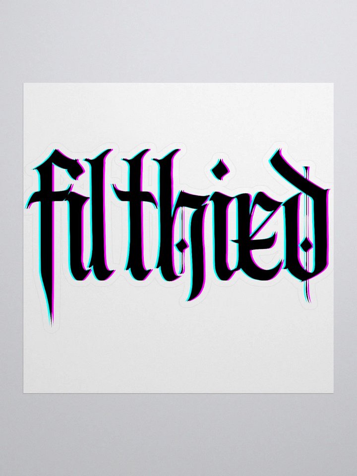 Glitched Sticker product image (1)