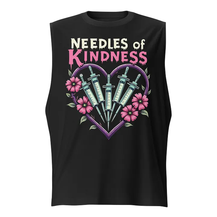 Heartfelt Syringe Love Muscle Tank product image (1)