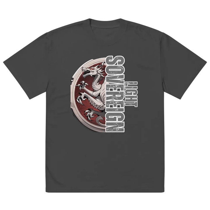 Team whte premium oversized tee product image (5)