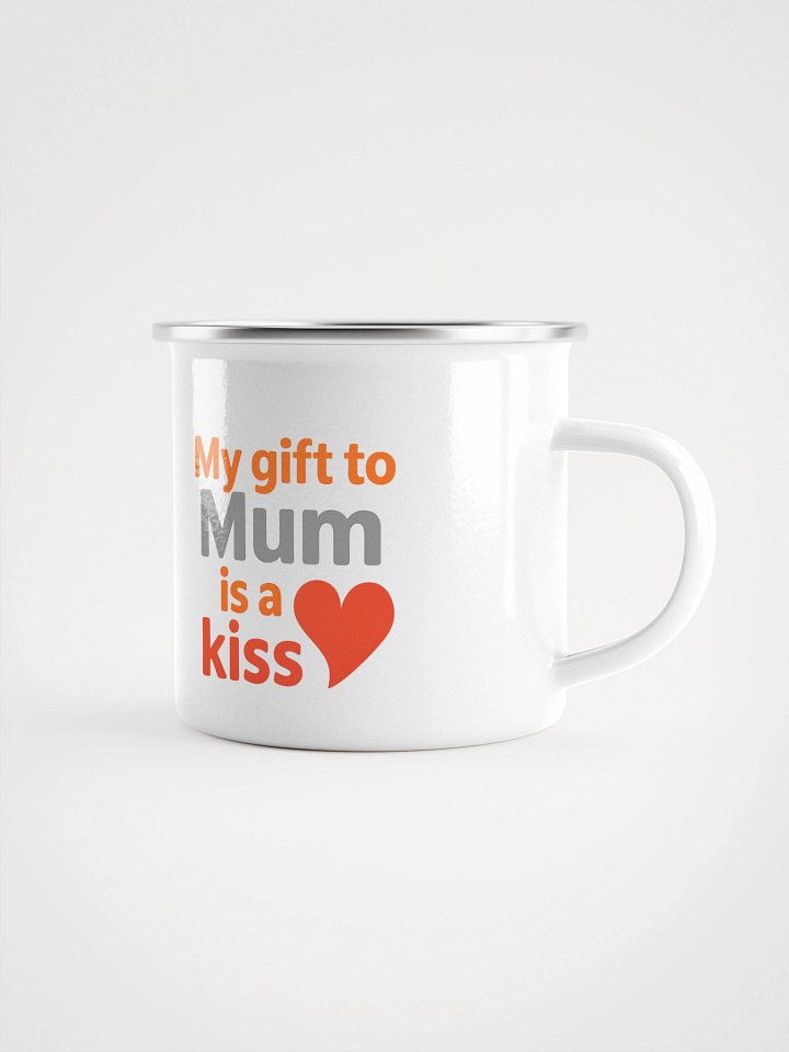 Mum's Kiss Enamel Adventure Mug product image (1)