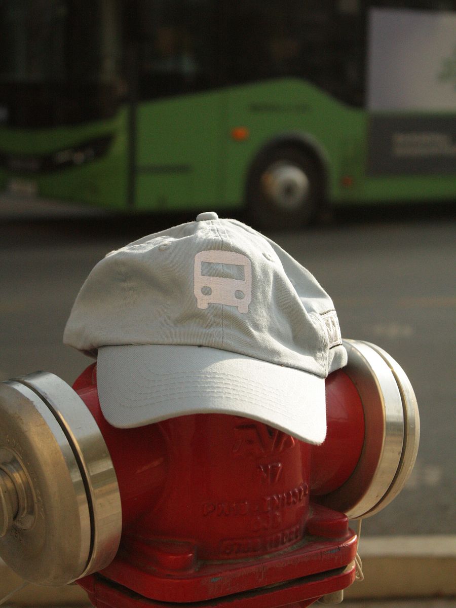White Bus Cap product image (5)