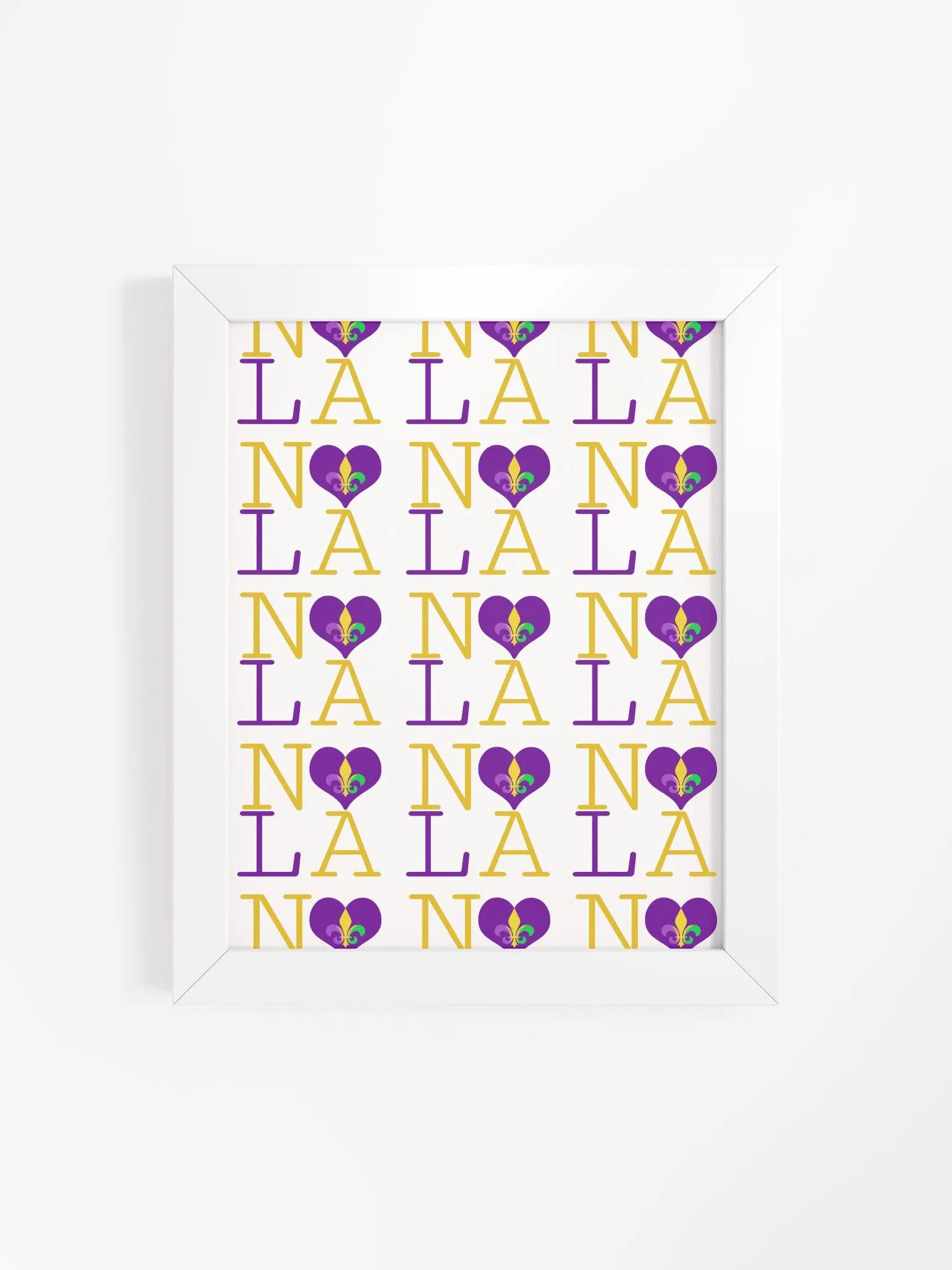 I LOVE NOLA **LEGACY POSTER** (MARDI GRAS 3 INFINITY WALL) product image (139)