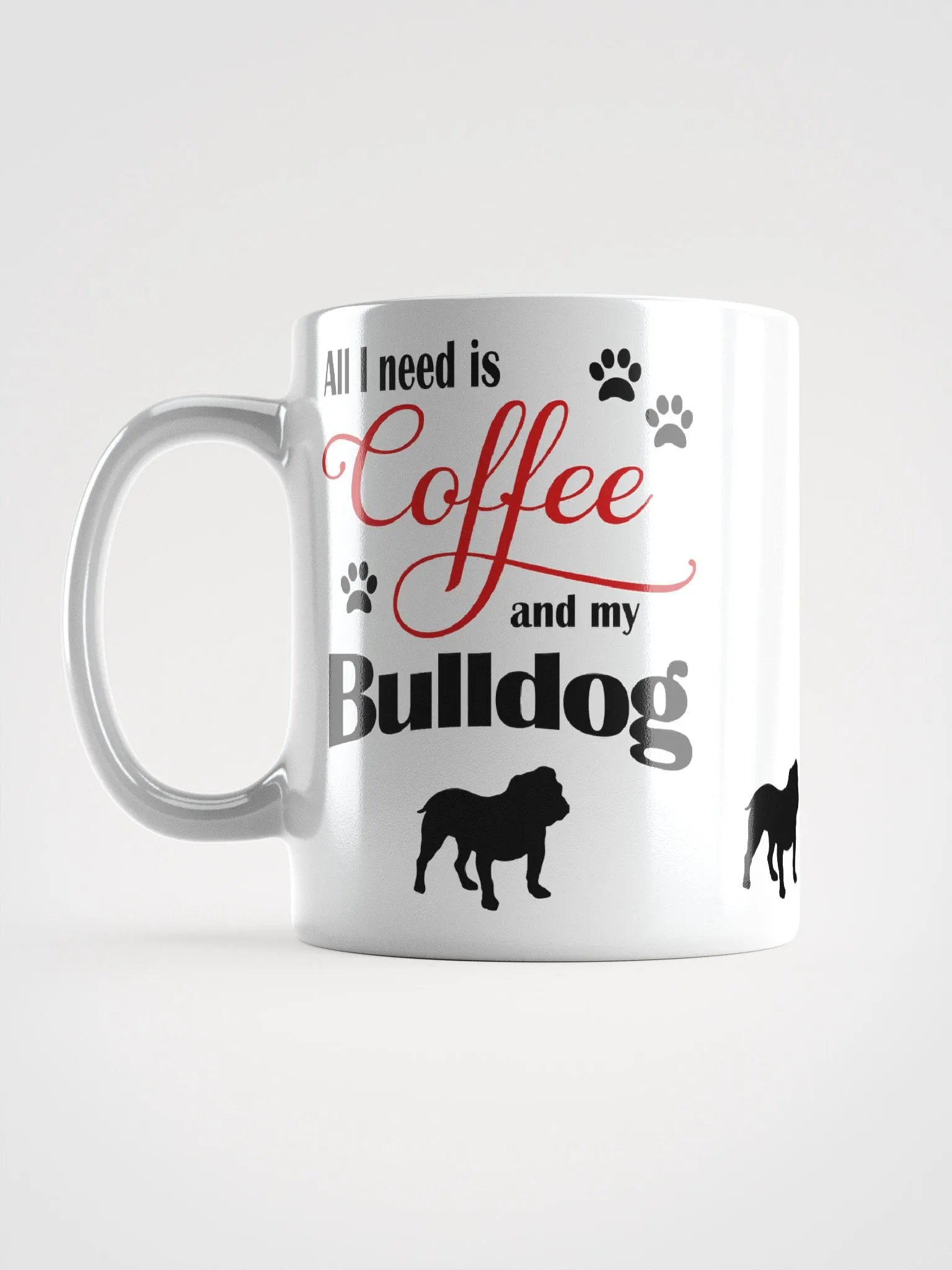 Coffee and my Bulldog Mug product image (6)