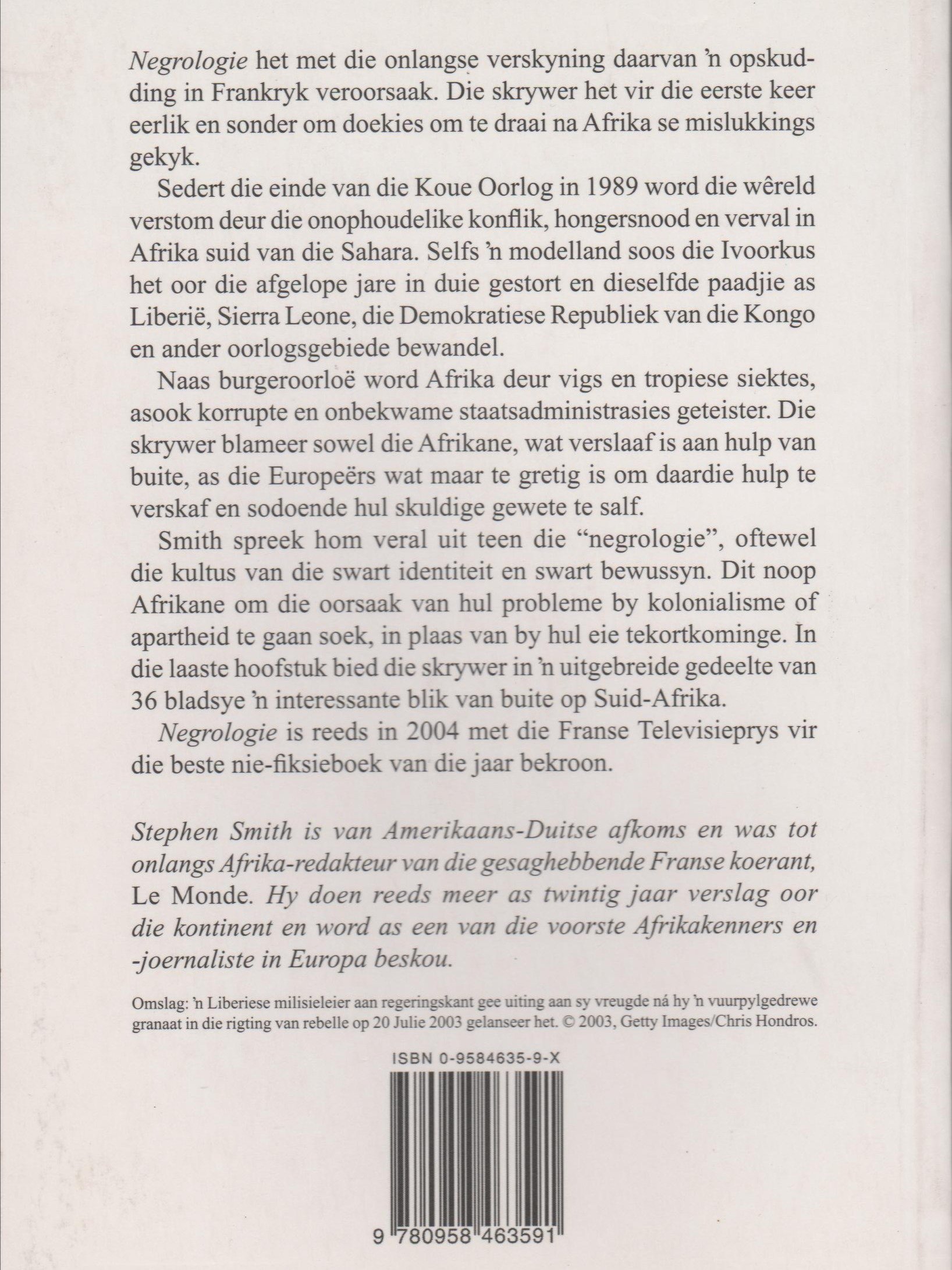 Negrologie, deur Stephen Smith product image (2)