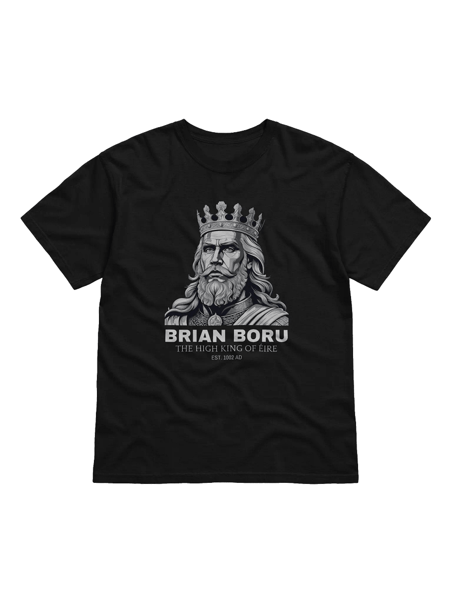 The High King of Éire: Brian Boru Legacy Tee (Black) product image (1)