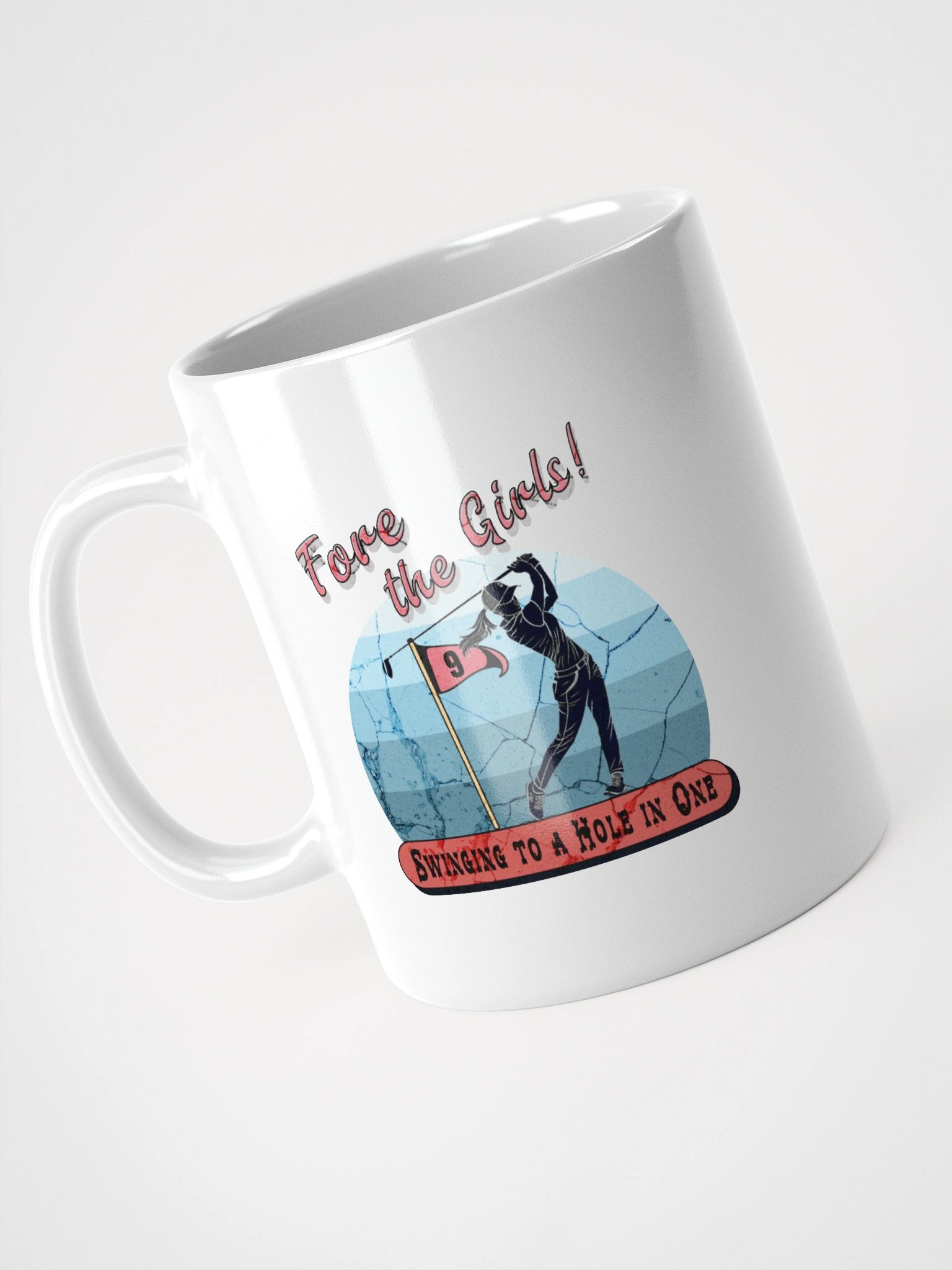 Fore The Girls Swinging To A Hole In One Golfing Swing to Success Mug product image (2)
