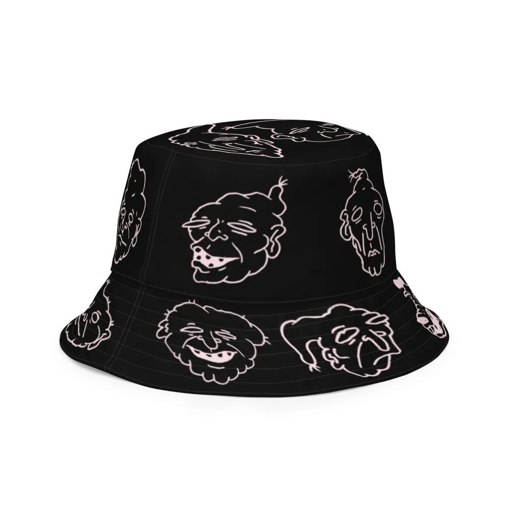 DOODLE BUCKET (PINK REVERSABLE) product image (8)