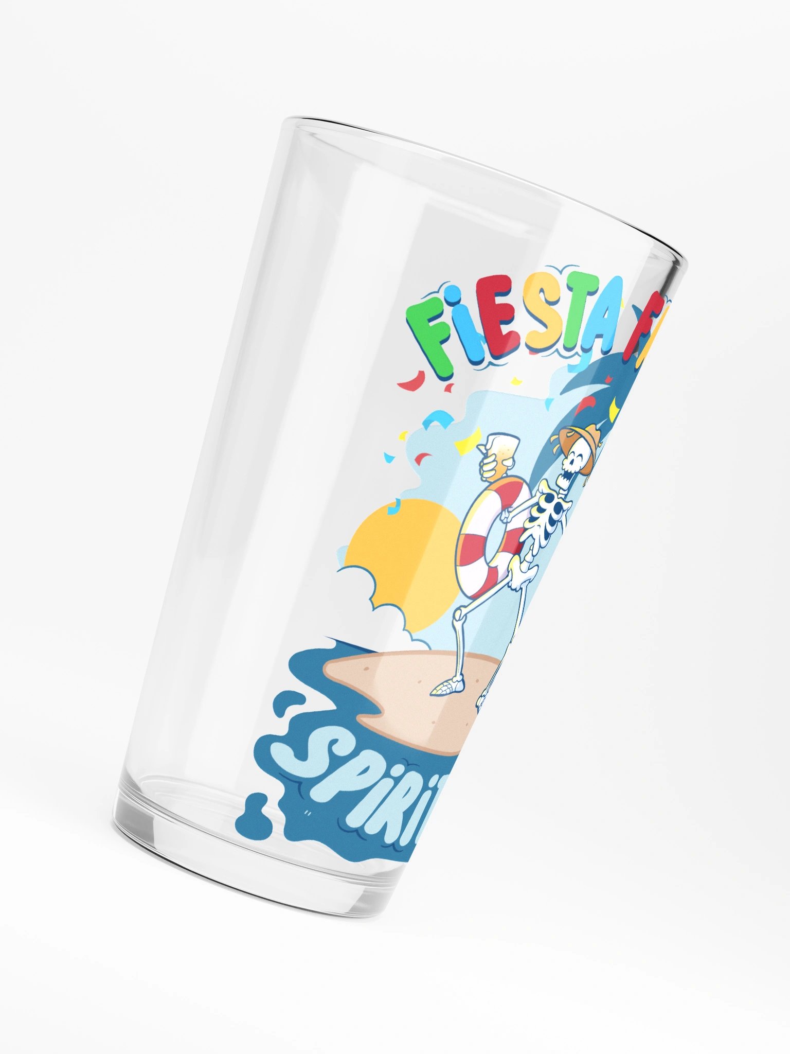 Fiesta Friday Skeleton Shaker Pint Glass product image (6)