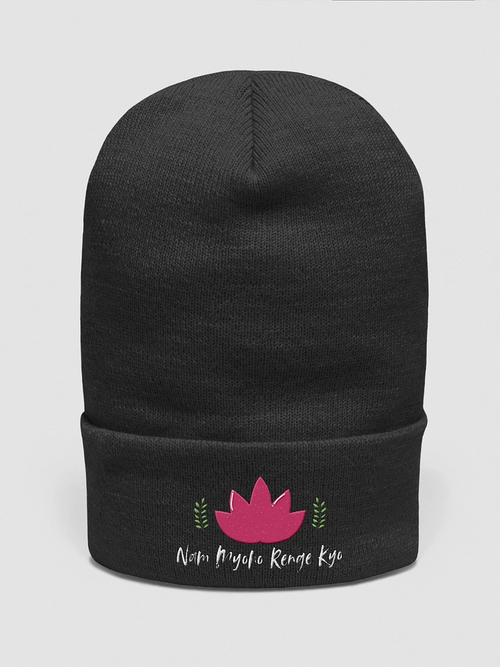 Nam-Myoho-Renge-Kyo Cuffed Beanie – Share the Law, Embrace the Spirit product image (7)