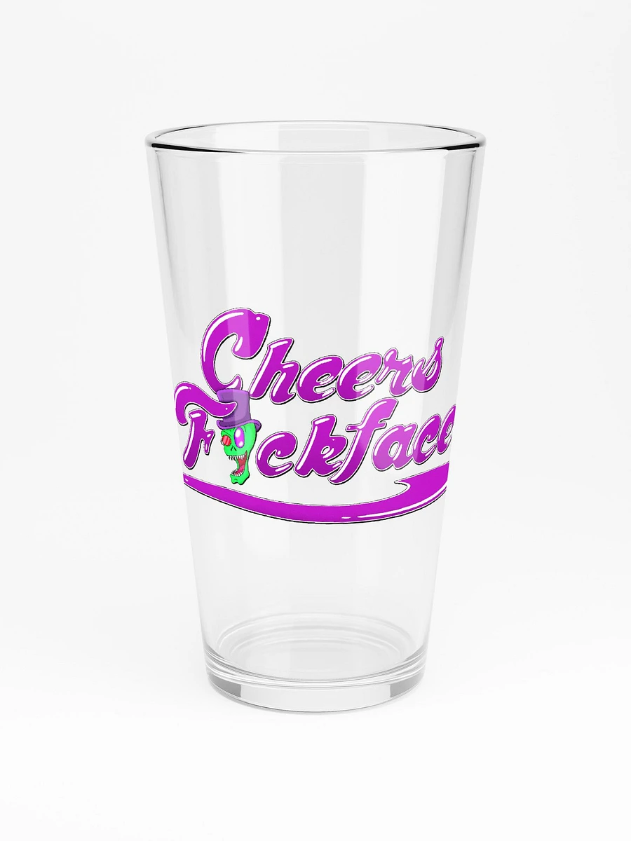 Cheers F*ckface Glass 16oz Pint Glass product image (3)