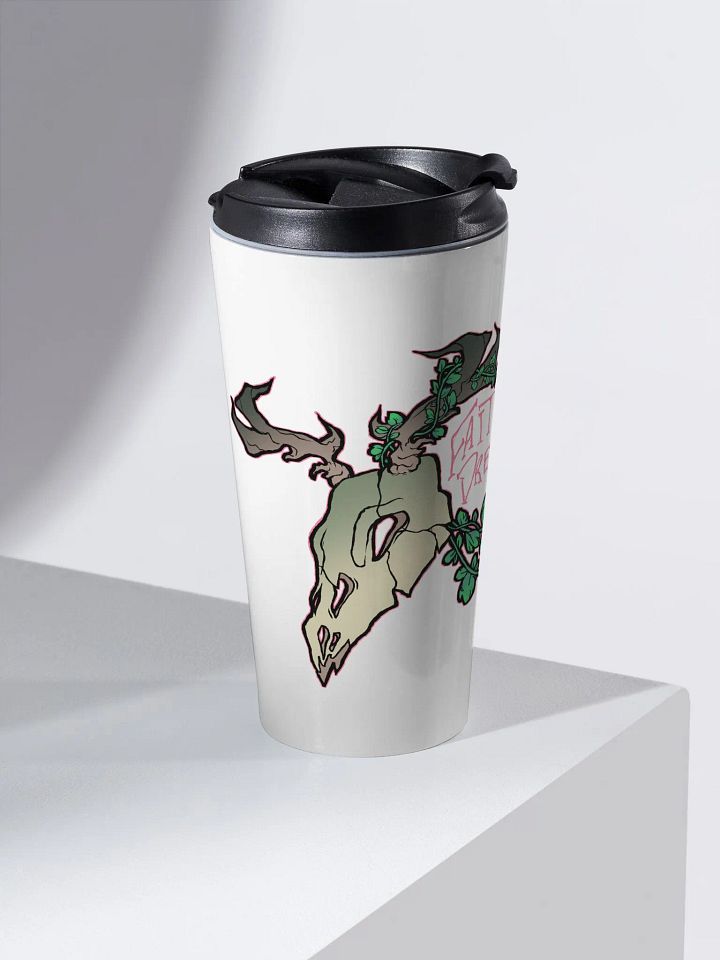 Faithless logo stainless steel travel mug product image (2)