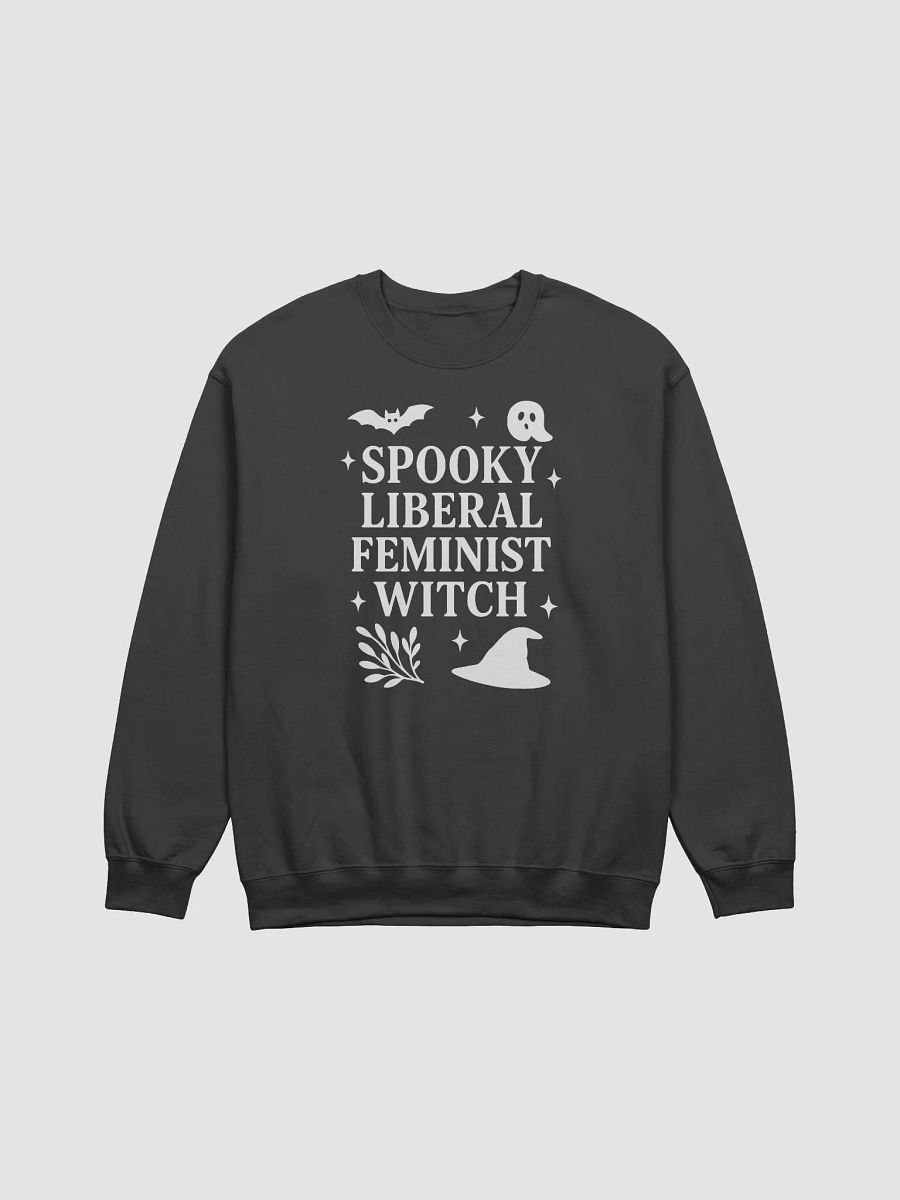 Spooky Liberal Feminist Witch - Crewneck product image (4)