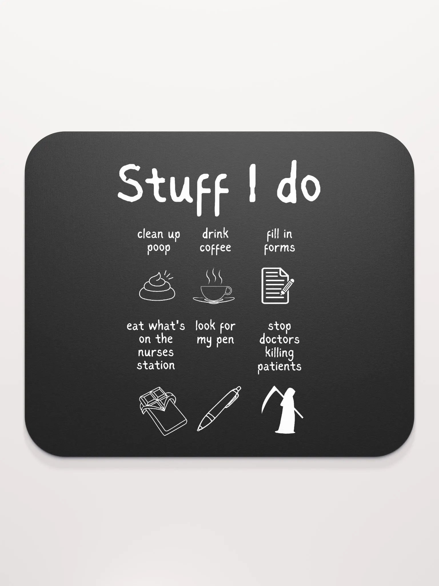 Funny Nurse Mousemat 