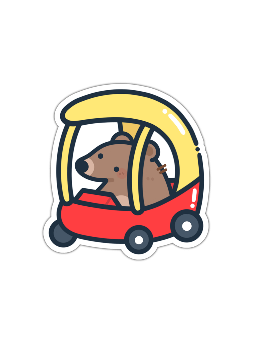 Bear Car Sticker product image (1)