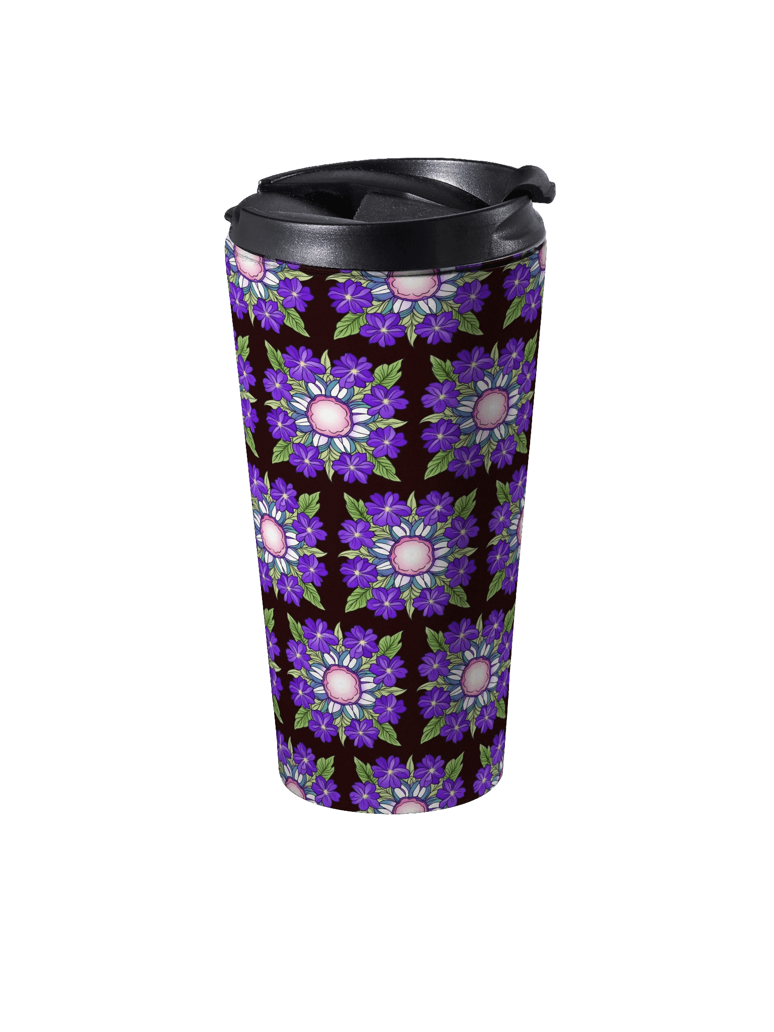Celestial Petalwheel Mandala - Stainless Steel Travel Mug product image (3)