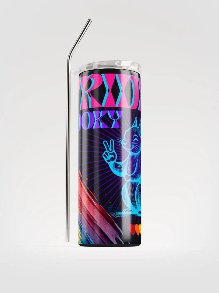 Neon Pride Squirrel Stainless Steel Tumbler product image (1)