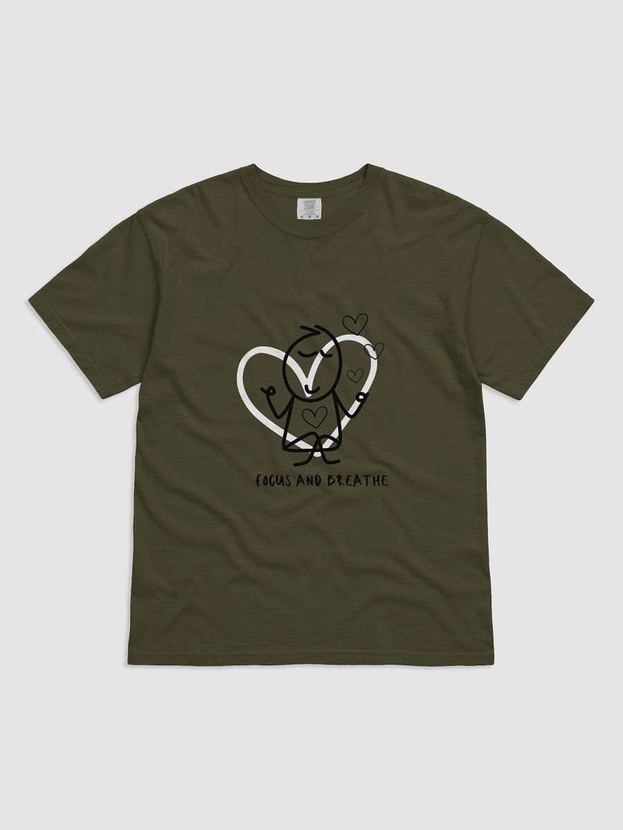 Focus and Breathe Heavyweight T-Shirt product image (9)