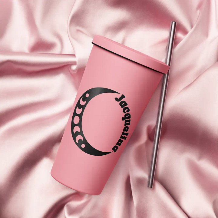 Jacquelina Tumbler With Metal Straw product image (2)