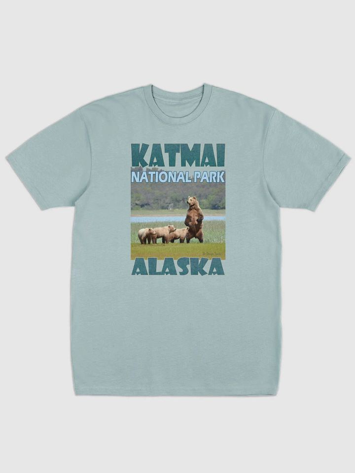 Katmai National Park Bear and Cubs Premium Tee product image (3)