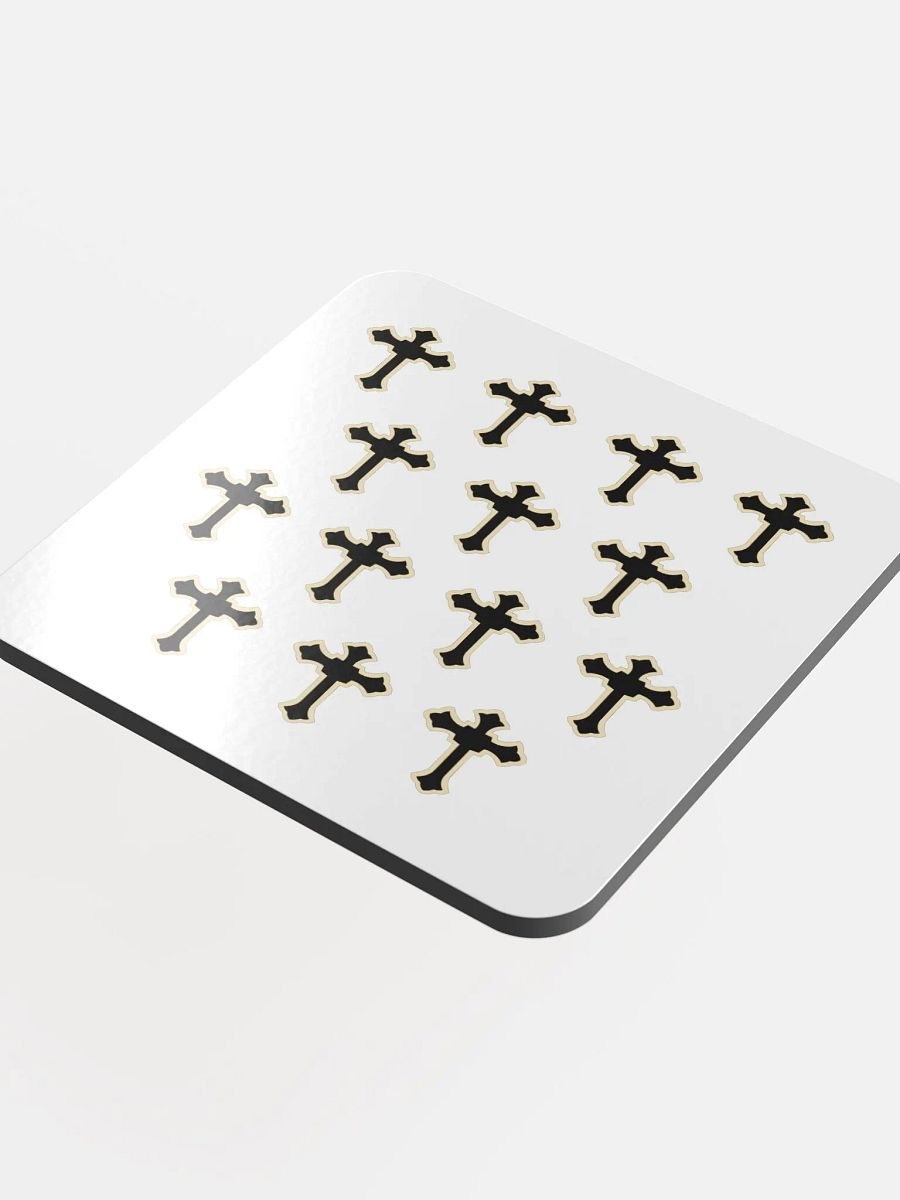 Exodus Cross - Glossed Cork Coaster product image (4)