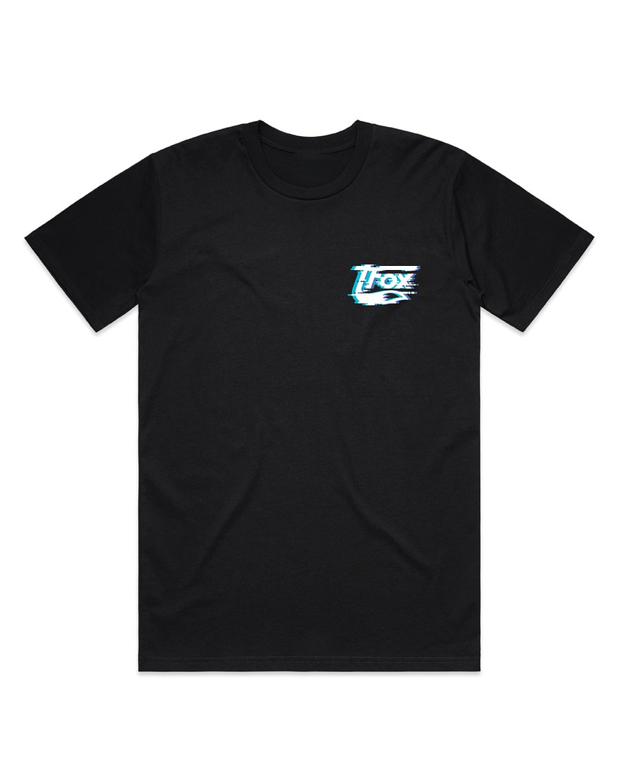 FOX GLITCH TEE- BLACK product image (1)