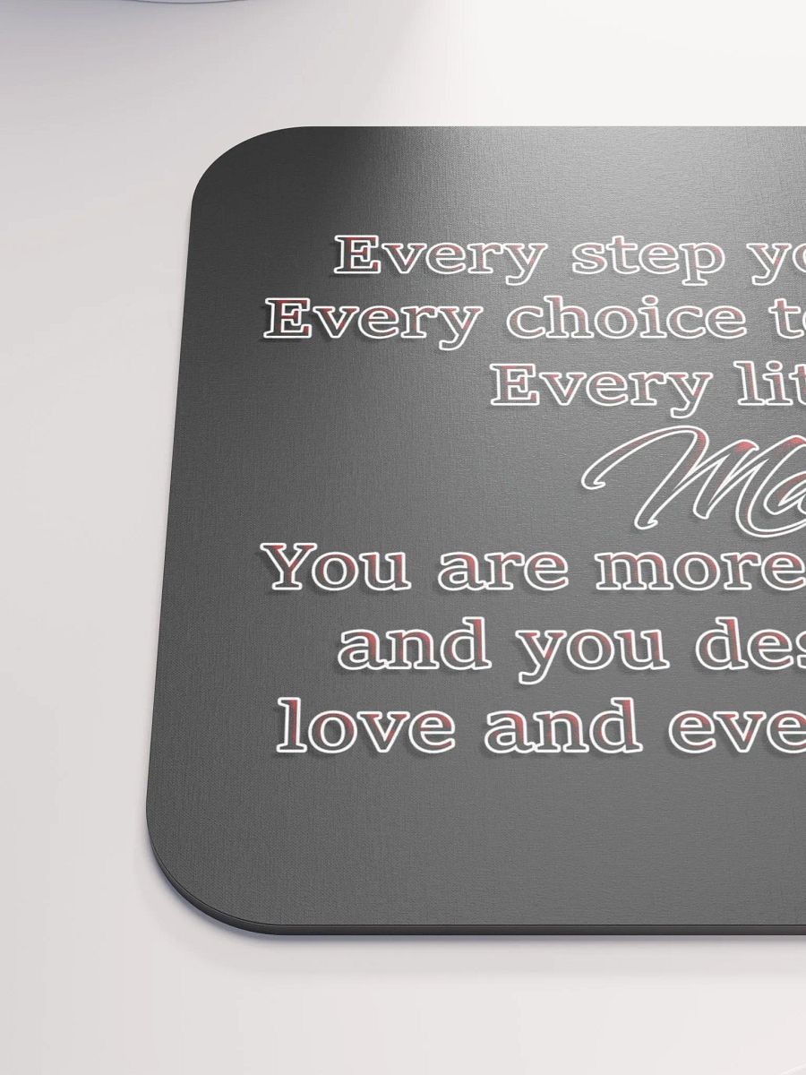Positivity - Every Step Mouse Pad product image (6)
