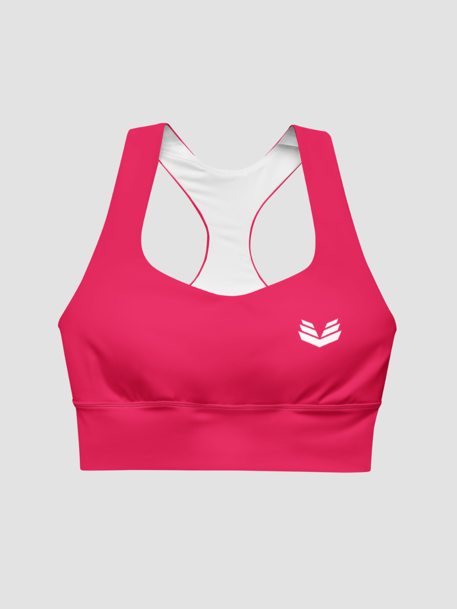 Longline Sports Bra - Electric Rose product image (5)