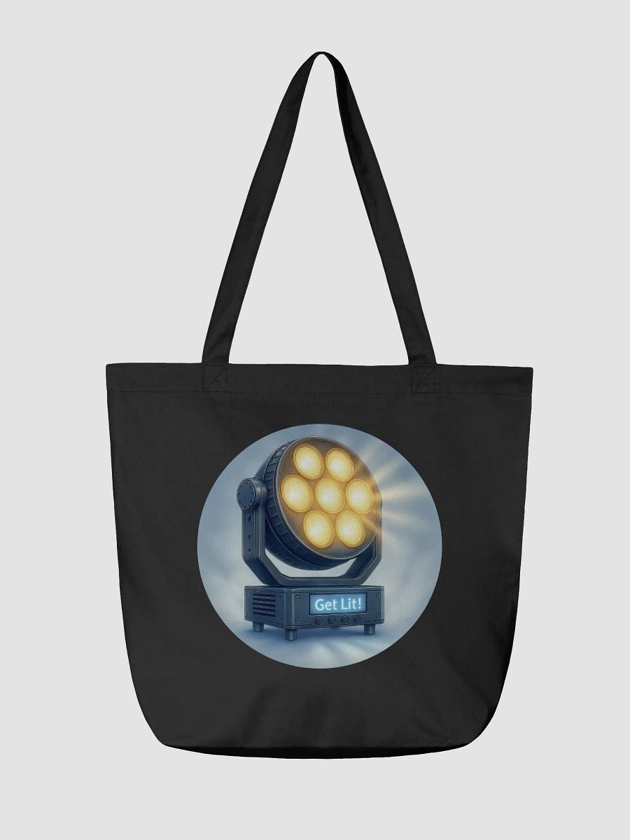Theatrically Jerry: "Get Lit!" Moving Head Wash Light Tote Bag product image (4)