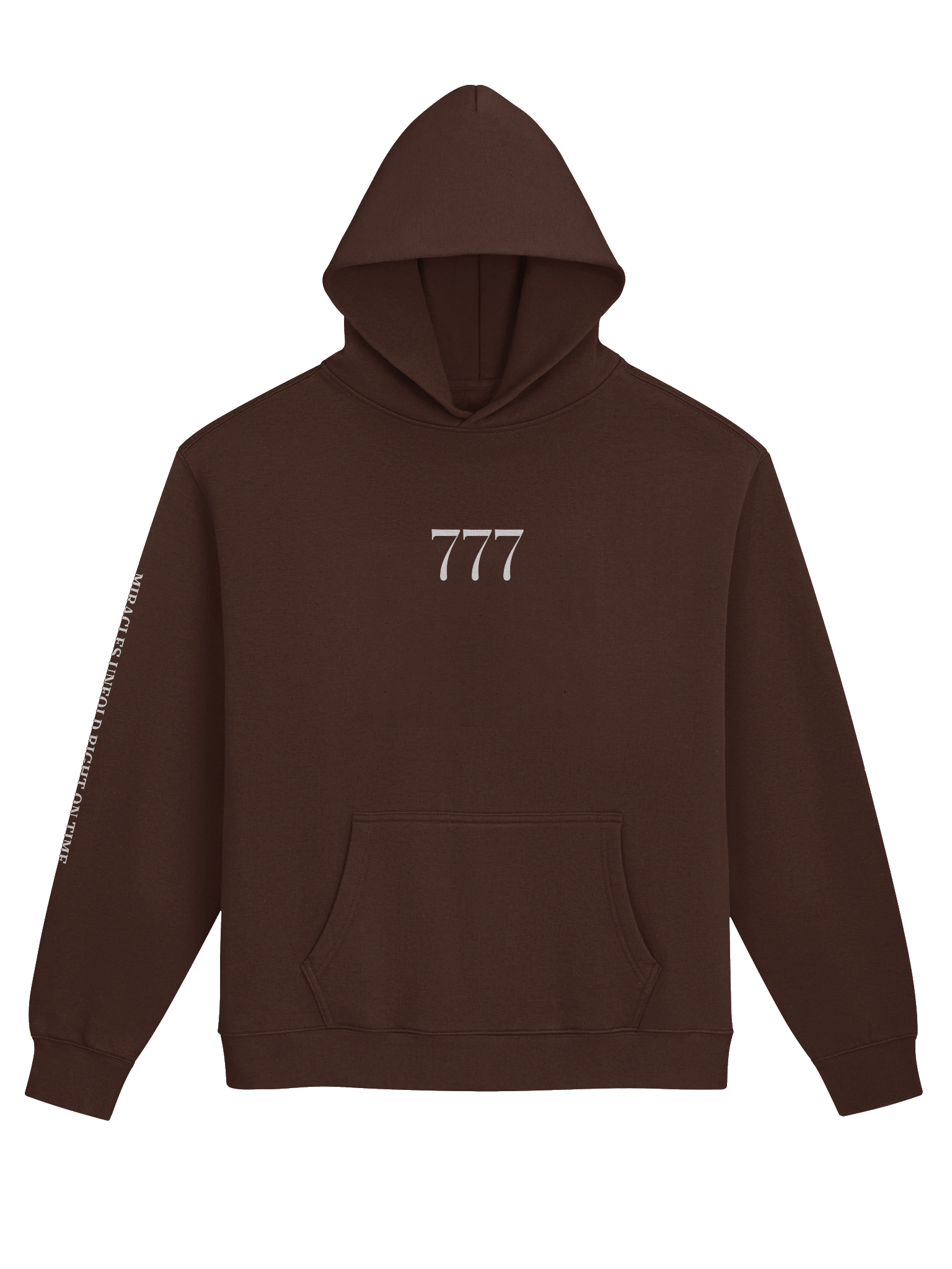 Unisex Oversized Hoodie - 777 - Miracles unfold right on time product image (10)