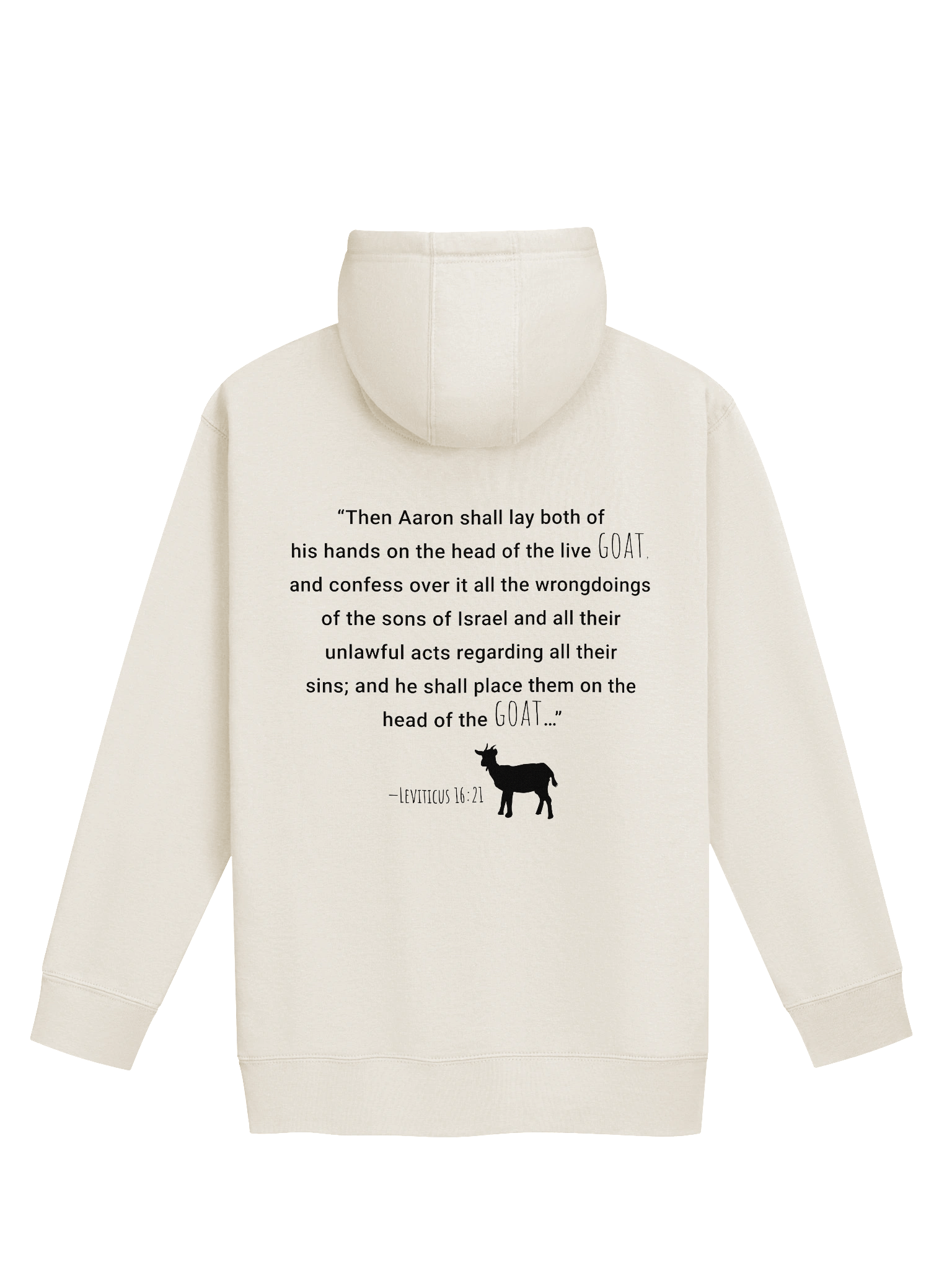 Jesus is the G.O.A.T. Hoodie (Light Colors) product image (2)