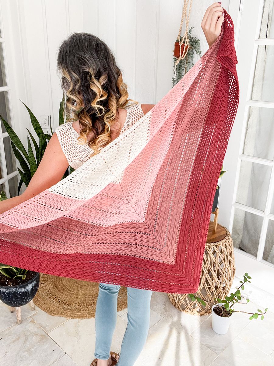 Triangle Crochet Shawl Pattern by Briana K Designs product image (4)