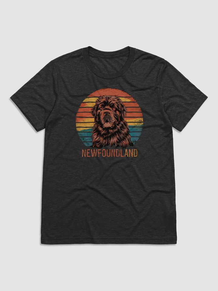 Classic Newfoundland Dog Illustration T-Shirt - Dog Lover’s Dream product image (1)