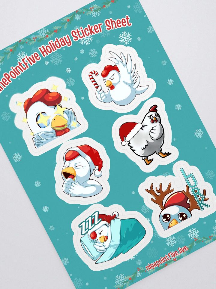 Holiday Emote Sticker Sheet! product image (1)
