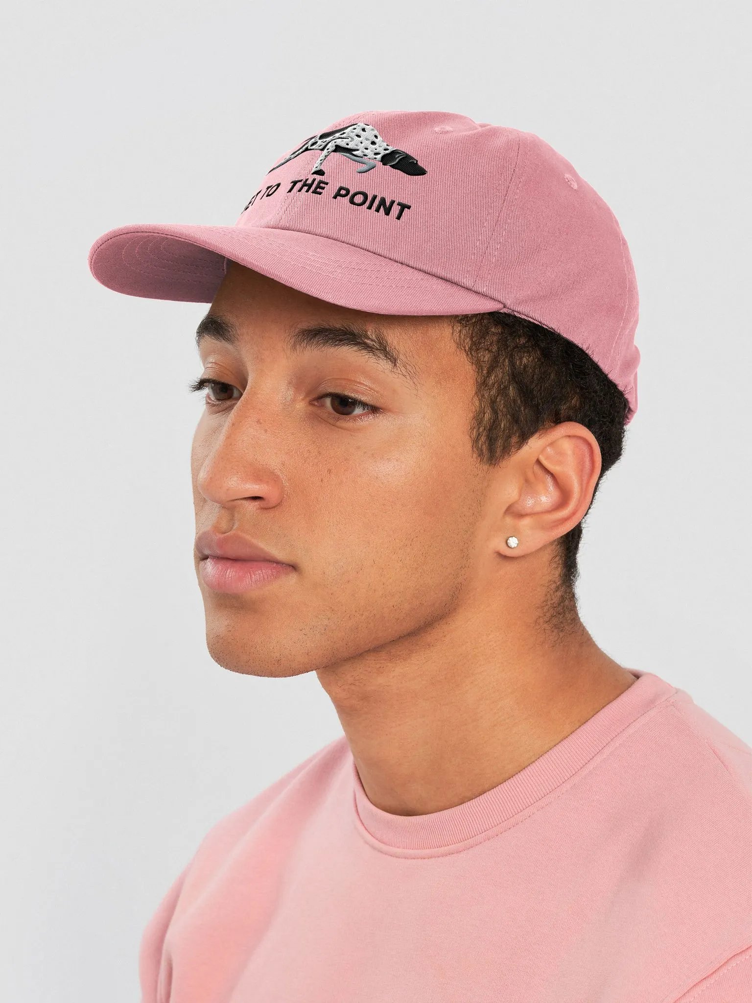 Get to the Point Classic Dad Hat(Embroidered) of a German Shorthaired Pointer(Black Roan) product image (28)
