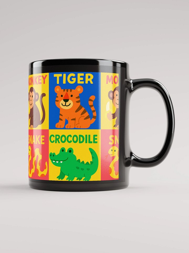 Vibrant Animal Kingdom Glossy Mug product image (1)