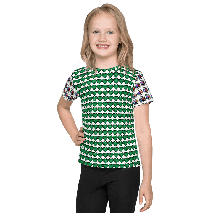Kids Crew Neck T-Shirt Heart Ninja product image (1)