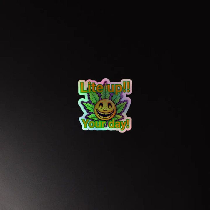 Lite up your day stcker product image (4)