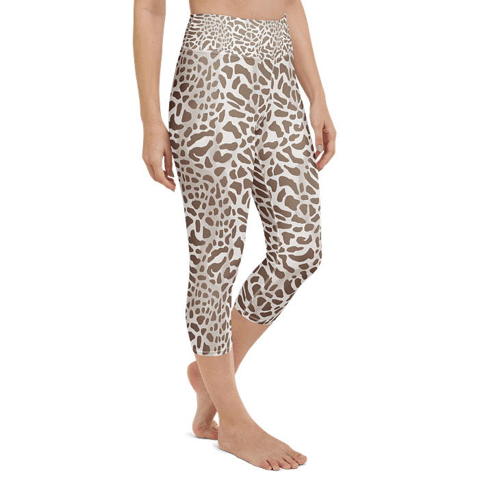 Cappuccino Giraffe Capri Leggings product image (2)