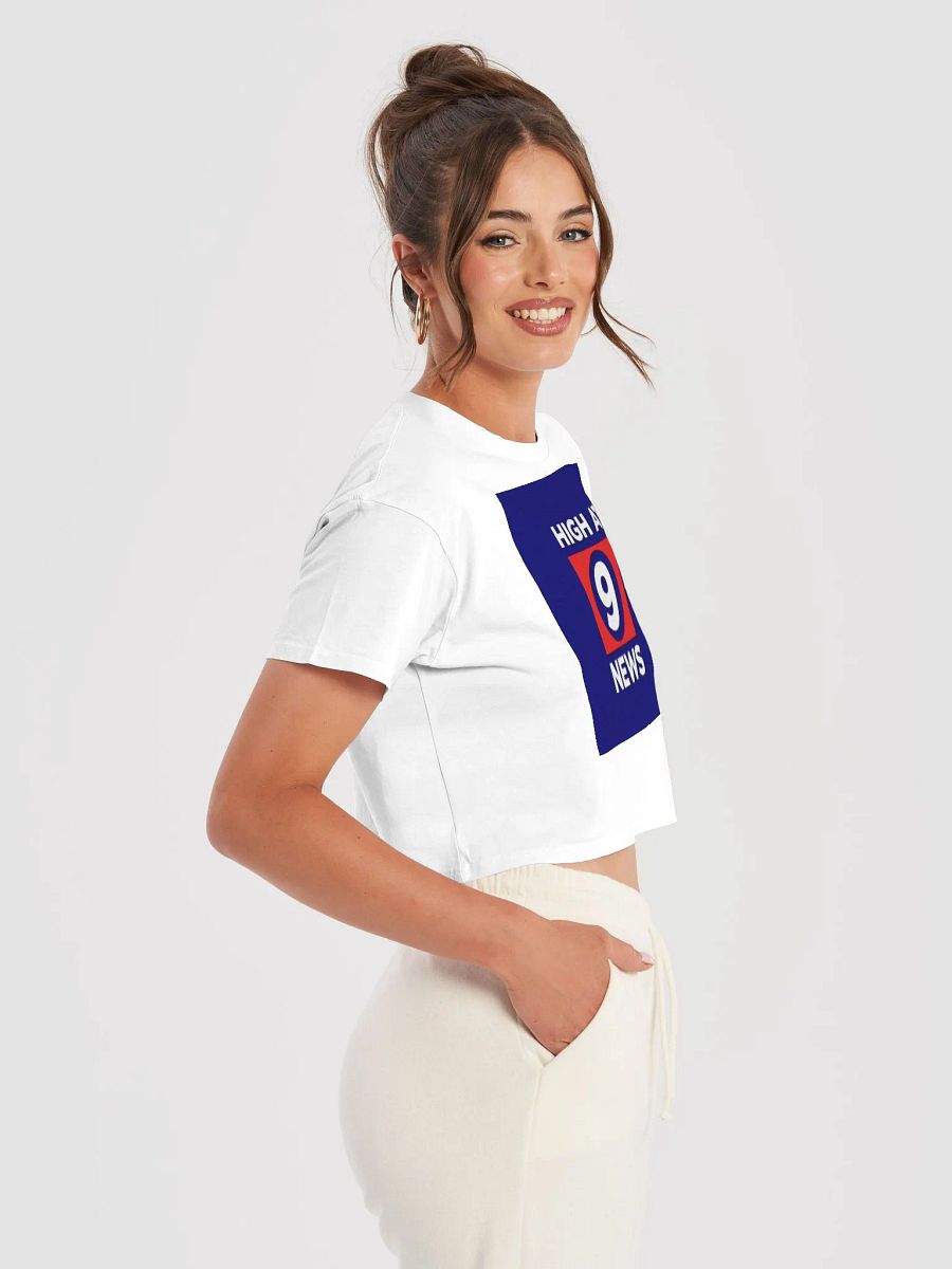HA9N Official Logo Embroidered Premium Cropped T-Shirt product image (6)