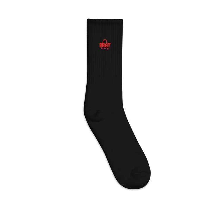 BRAT Halo Embroidered Crew Socks product image (1)