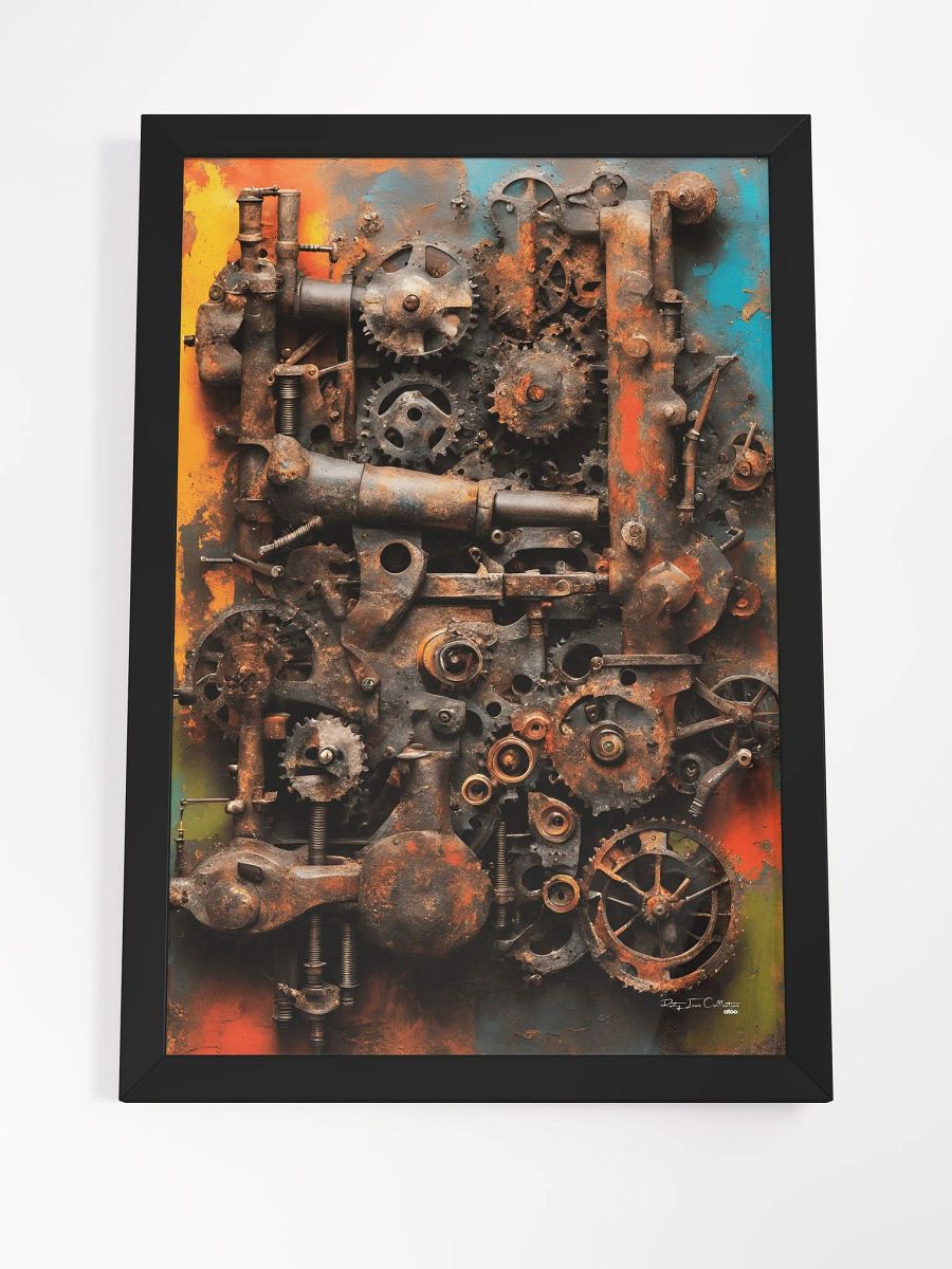 Industrial Style Rusty Metal Wall Decor product image (5)