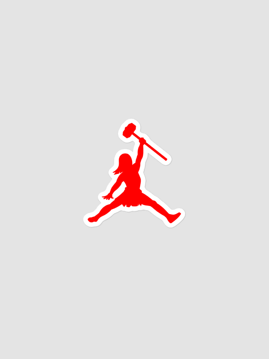 Jumpy Krag Kiss Cut Sticker (Red) product image (1)