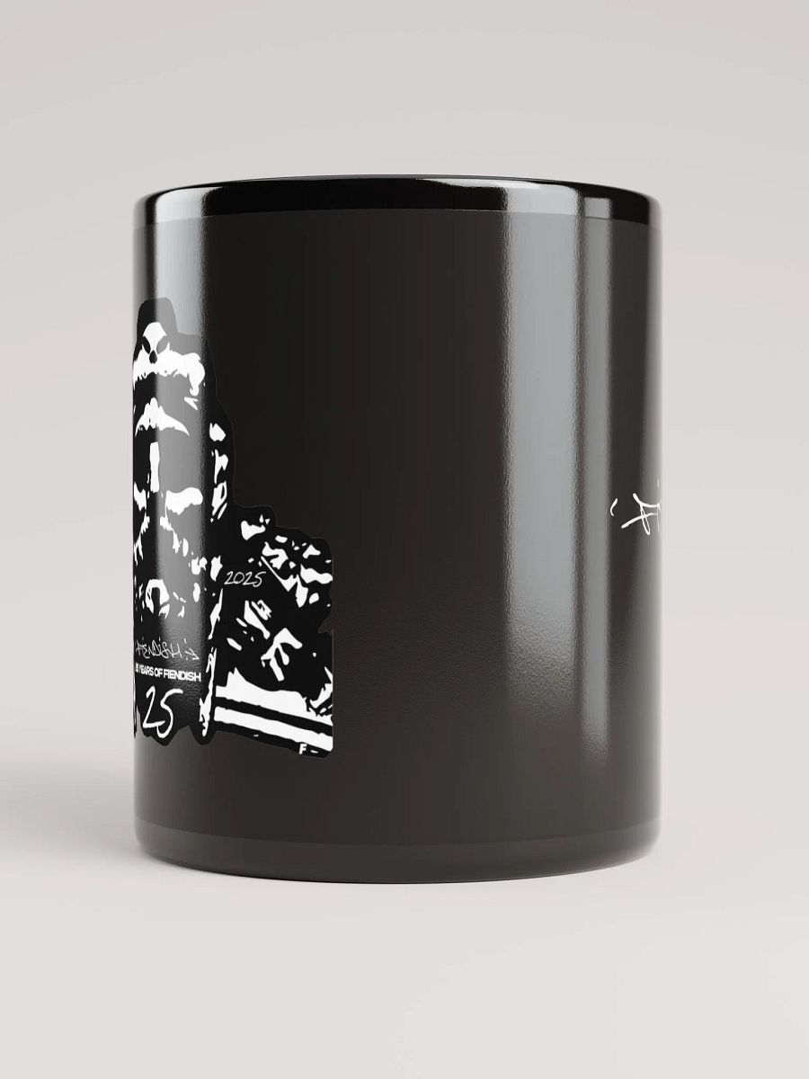 FIENDISH '25 YEARS OF FIENDISH' Black Gloss Mug (11oz) product image (6)