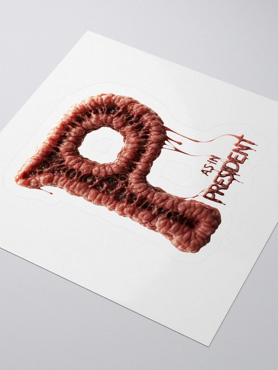 P as in president sticker product image (9)