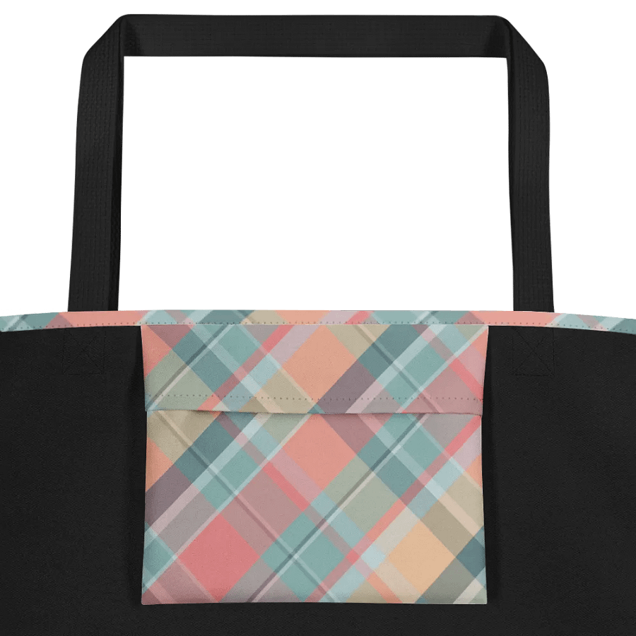 Summer Plaid Tote Bag product image (4)