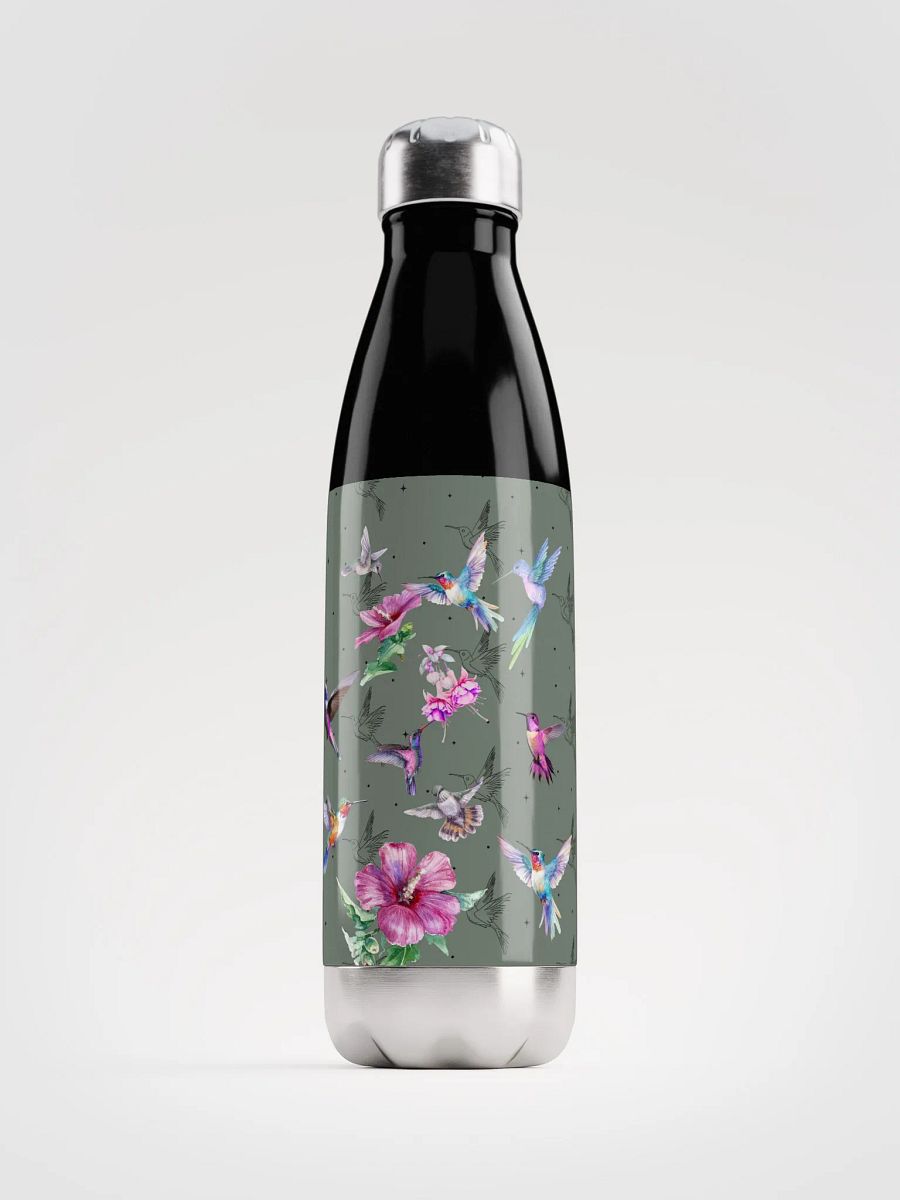 Hummingbird Haven Stainless Steel Water Bottle gift for moms nature lovers friends colleagues product image (1)