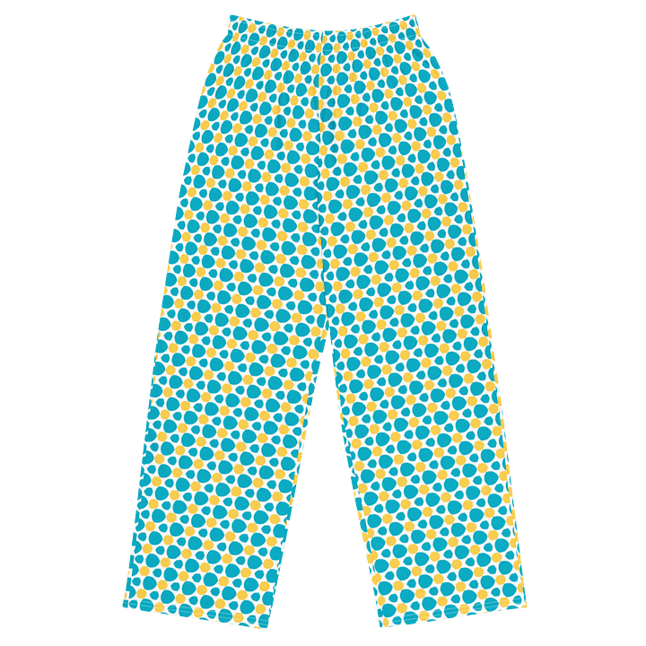 Turquoise and Yellow Stones Wide-Leg Pants product image (2)